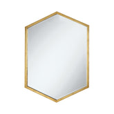 Coaster Bledel Hexagon Shaped Wall Mirror Gold Model 902356